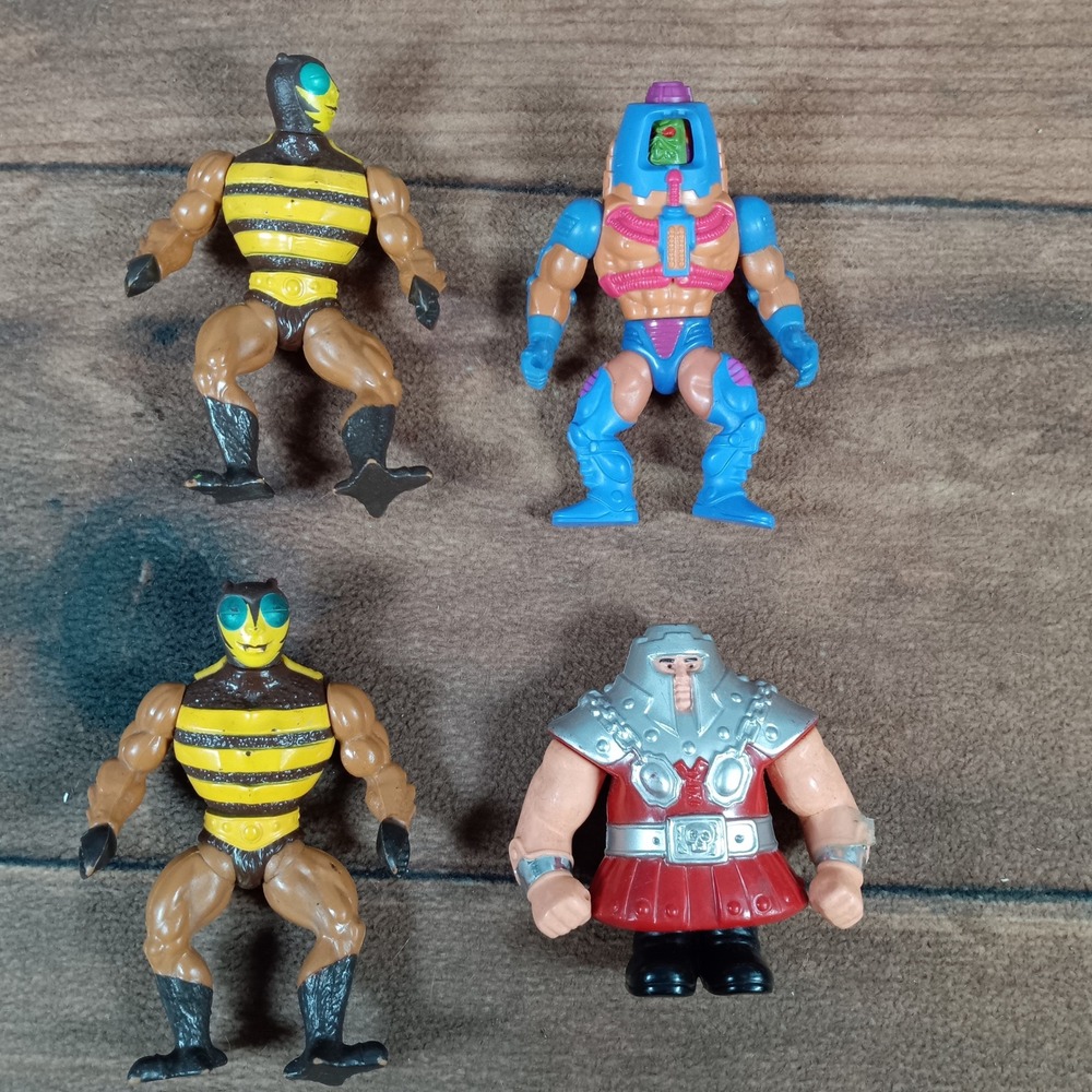 Masters of the Universe He Man Lot Lot of 4 Vintage Action Figures
